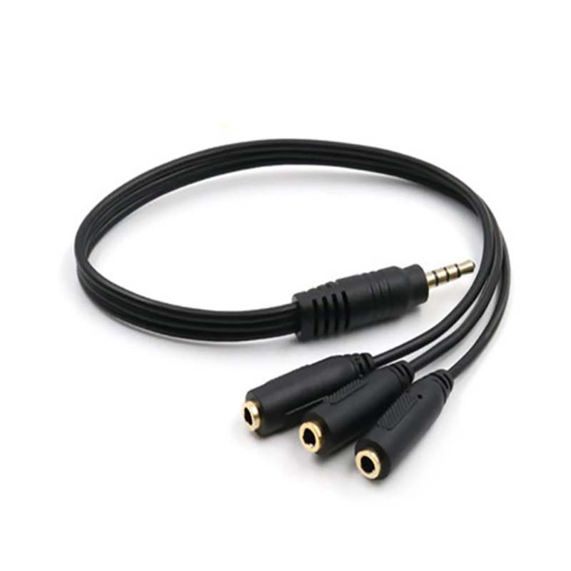 Earphone Splitter Jack - 1개 3.5mm 3웨이 포트 AUX 멀티