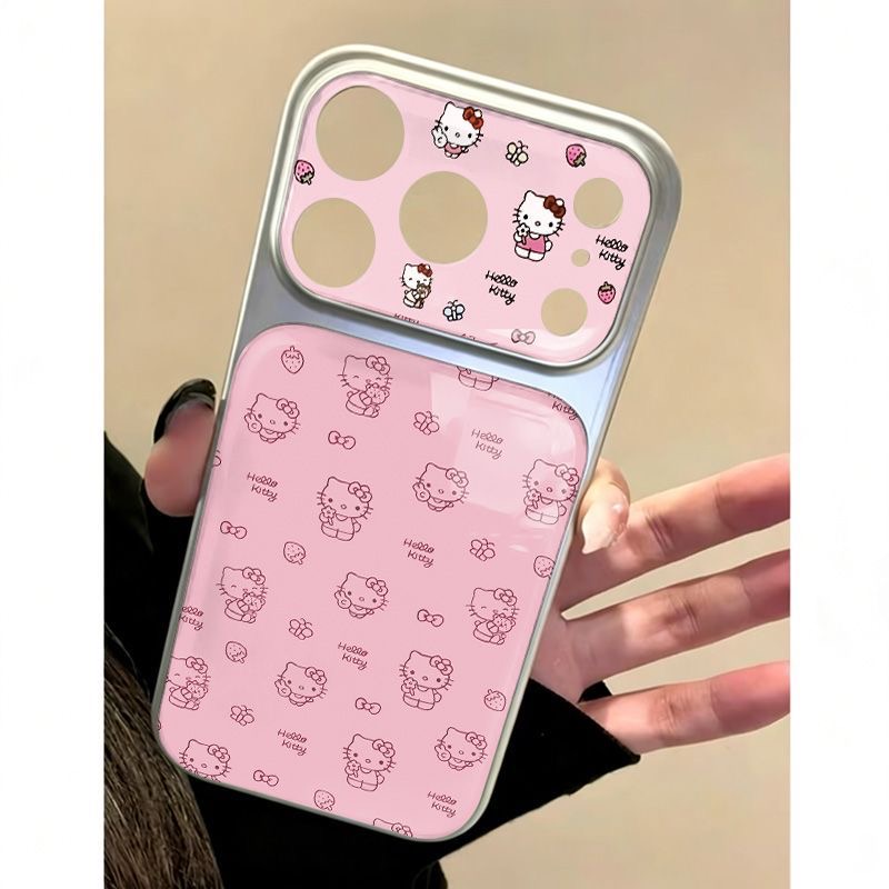Y2K Phone Accessories - 귀여운 만화 Y2K 헬로키티 아이폰 17