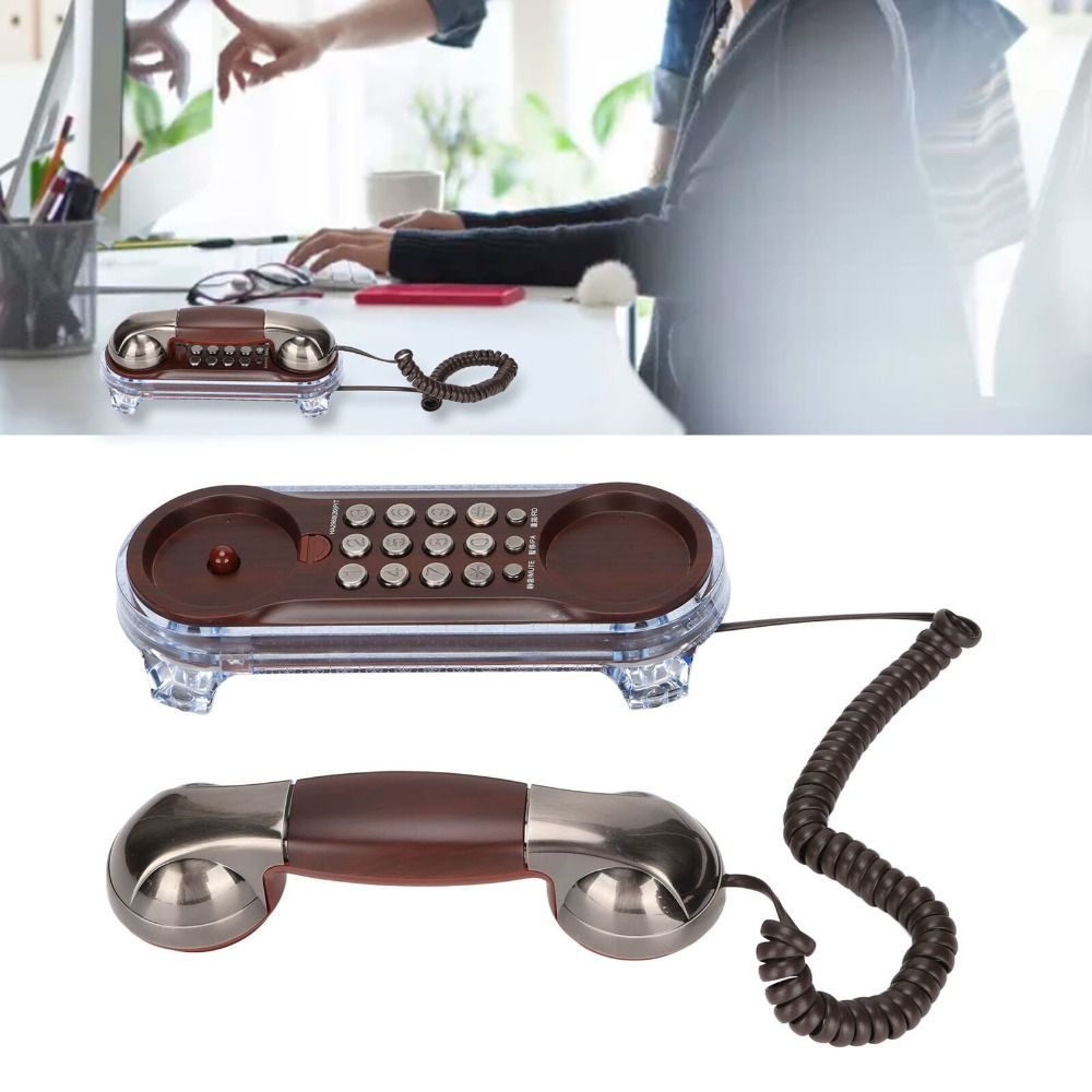 Retro Handset Phone - 새로운 벽걸이형 유선 전화기 레트로 유선
