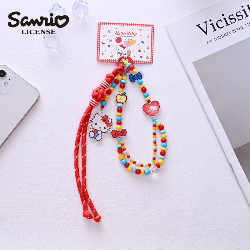 헬로 키티 다채로운 사랑 구슬 줄 쿠로미 다기능 열쇠고 - Phone Accessories Ideas 리뷰 및 가격