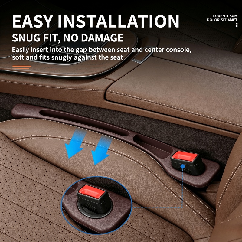 자동차 시트 틈새 방수 측면 틈막이 스트립 다기능 휴대 - Phone Accessories For Car 리뷰 및 가격