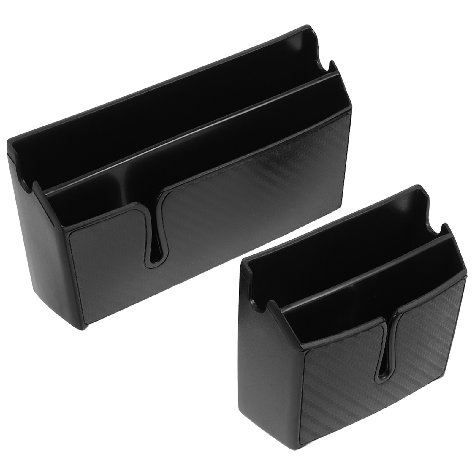 2개입 내구성 있는 PVC 자동차 정리함 카본 파이버  - Phone Accessories For Car 리뷰 및 가격