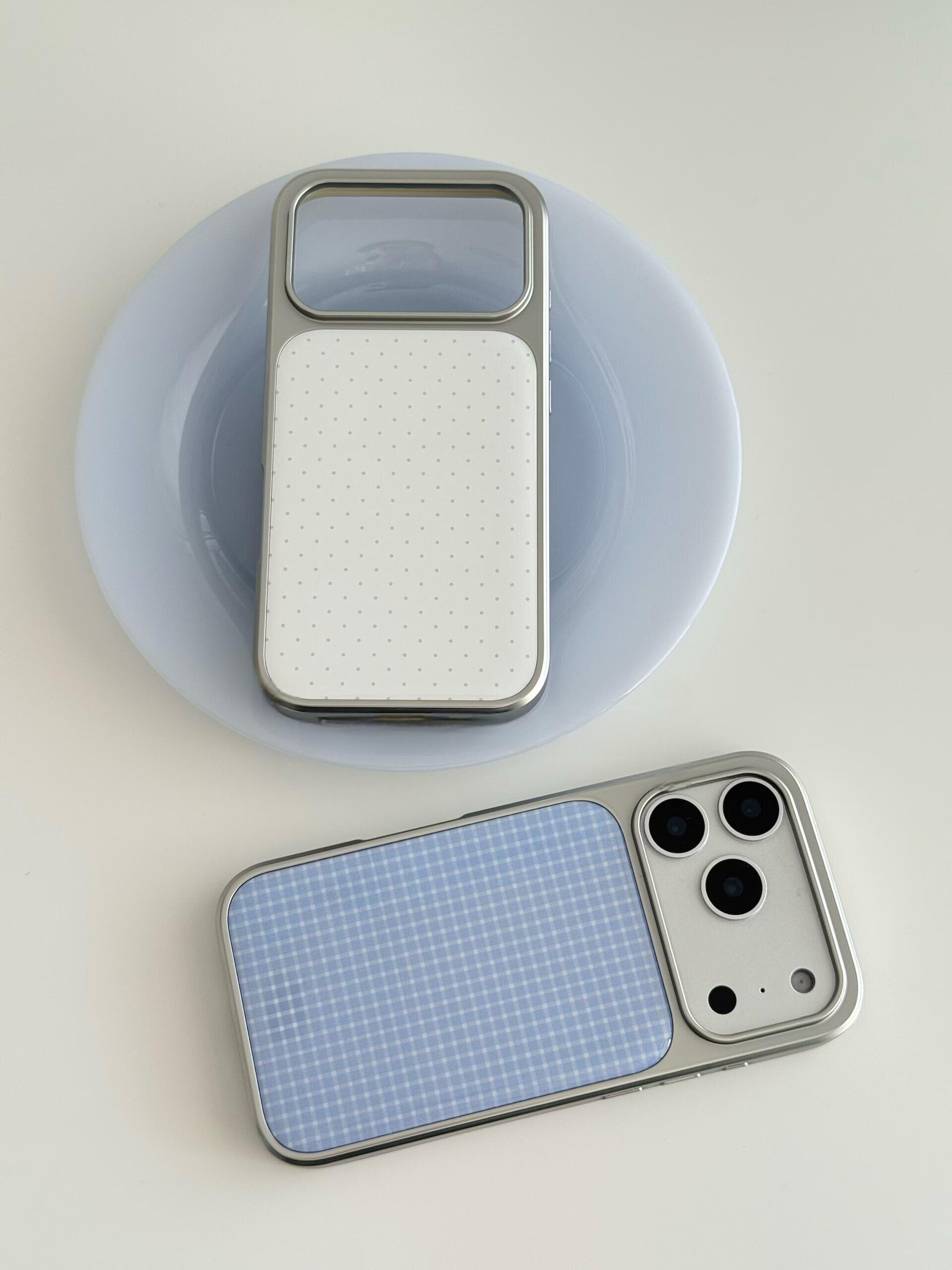 인스 스타일 다용도 개성 폴카 도트 그리드 패턴 Y2K - Y2K Phone Accessories 리뷰 및 가격