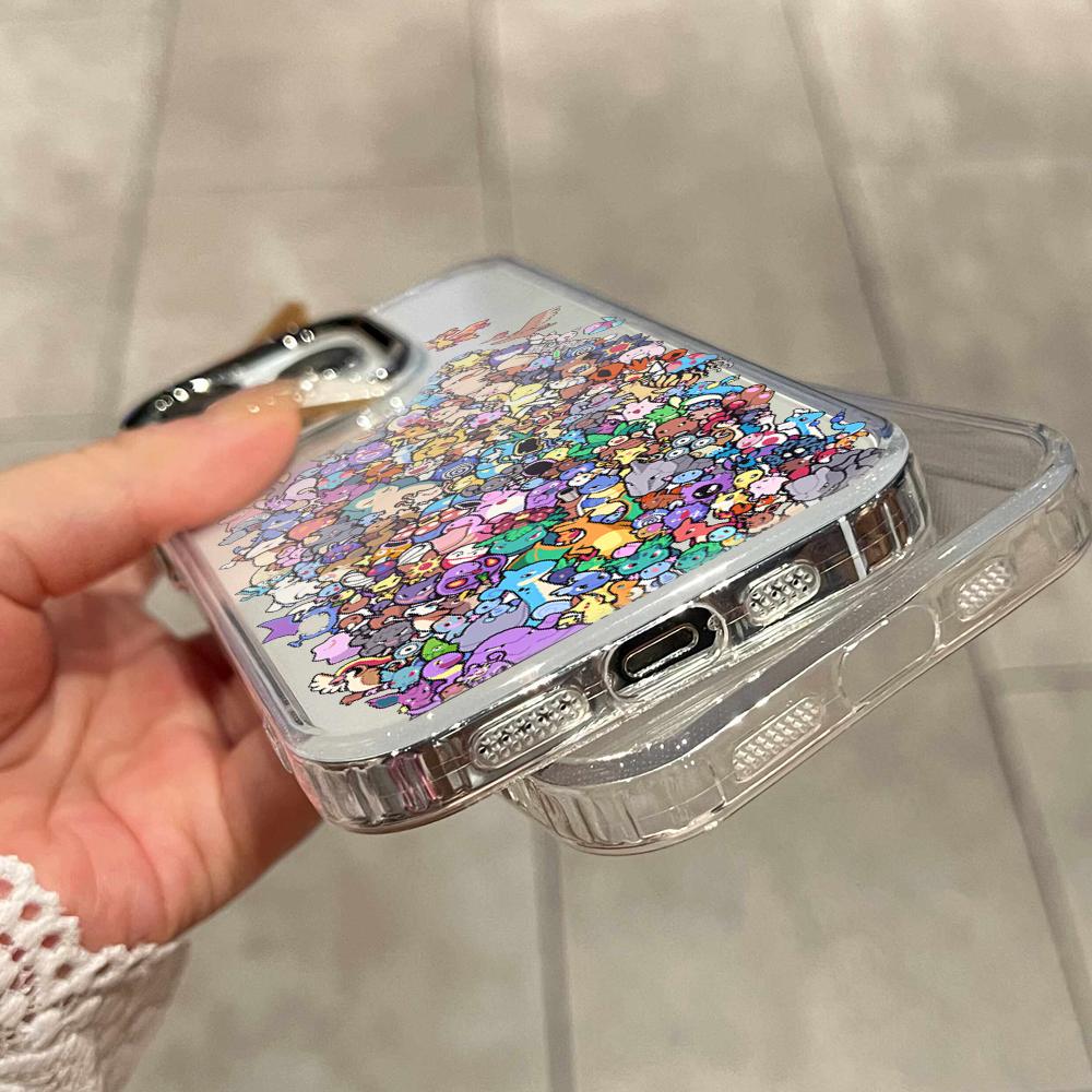 귀여운 만화 포켓몬 컬렉션 폰 케이스 (아이폰 17,  - Y2K Phone Accessories 리뷰 및 가격