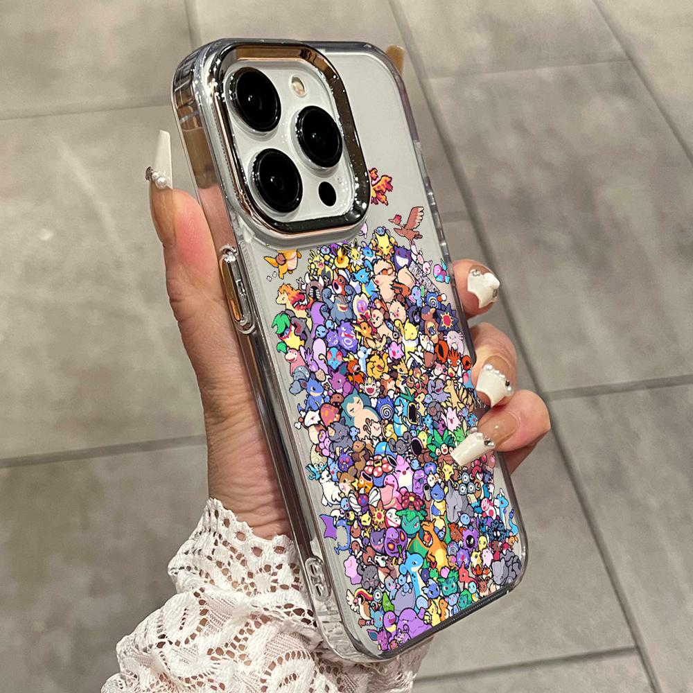 귀여운 만화 포켓몬 컬렉션 폰 케이스 (아이폰 17,  - Y2K Phone Accessories 리뷰 및 가격