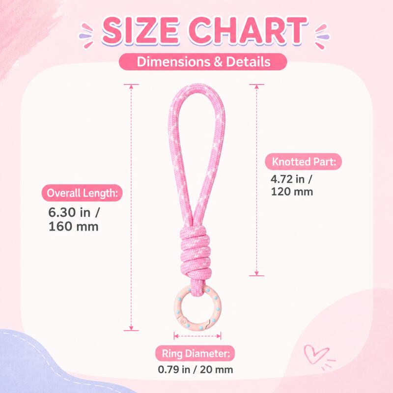 2~5pcs 다채로운 땋은 키체인 휴대폰 끈 분실 방지 - Phone Accessories For Car 리뷰 및 가격