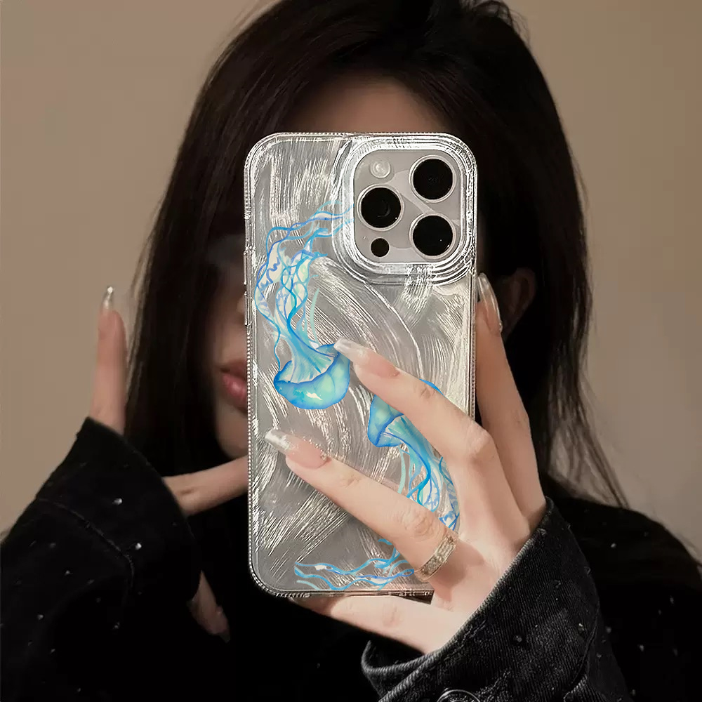 블루 젤리피쉬 여름 바다 하드 IMD 폰 케이스 (샤오 - Xiaomi Redmi Note 14 리뷰 및 가격