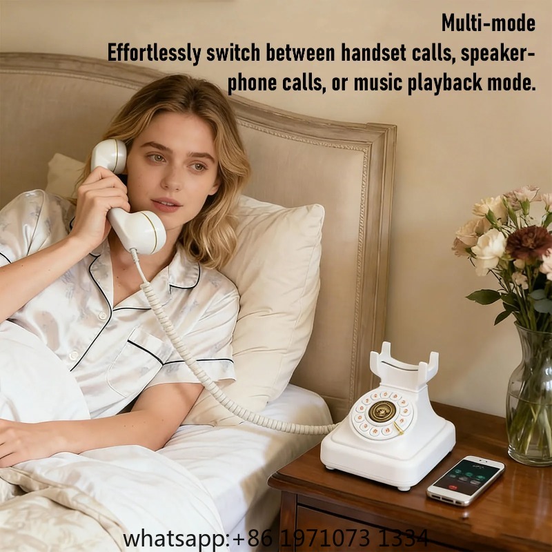 【신제품】핸드셋 스피커폰이 포함된 레트로 블루투스 유선 - Retro Handset Phone 리뷰 및 가격