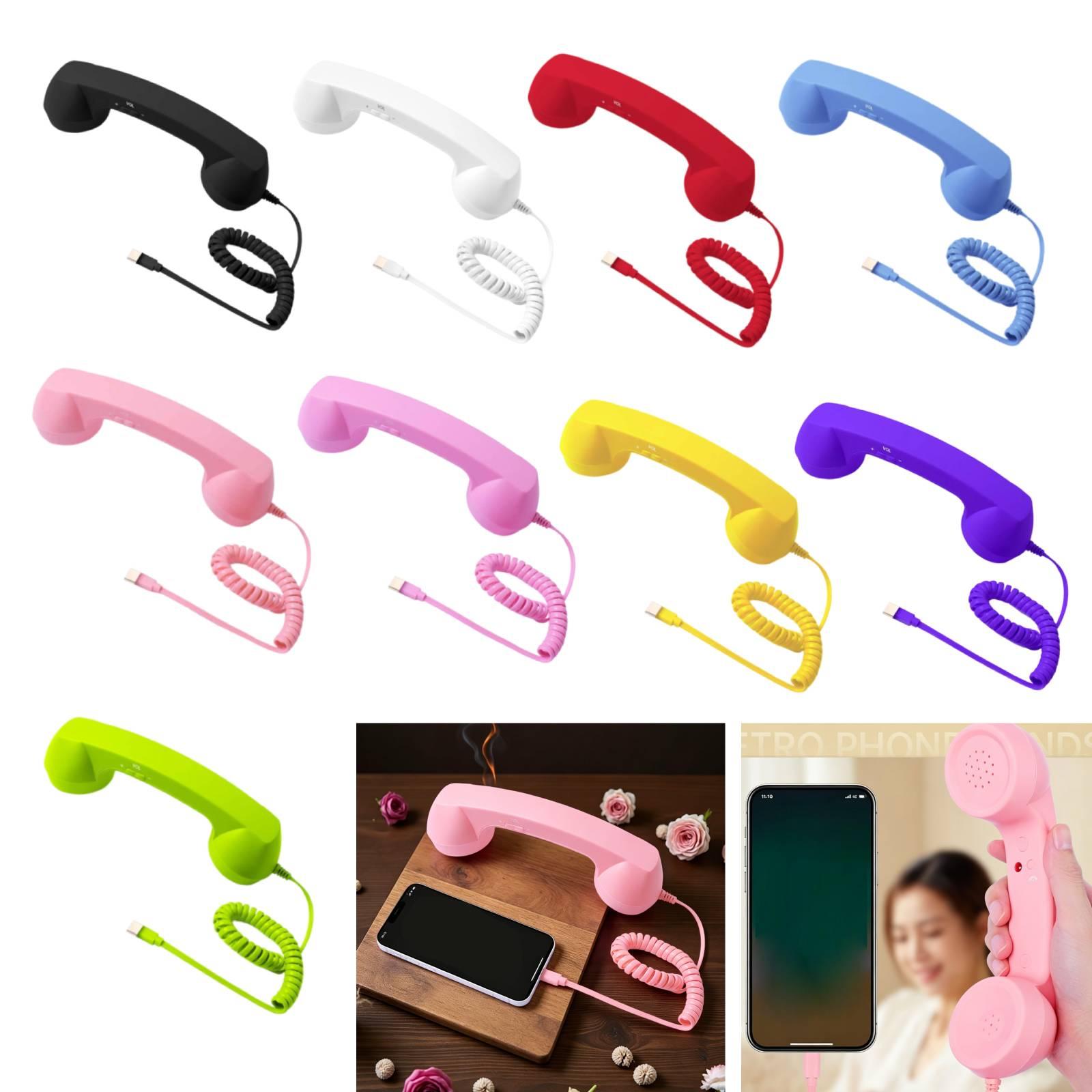 레트로 휴대폰 핸드셋 플라스틱 재질 유선 전화기 수신기 - Retro Handset Phone 리뷰 및 가격