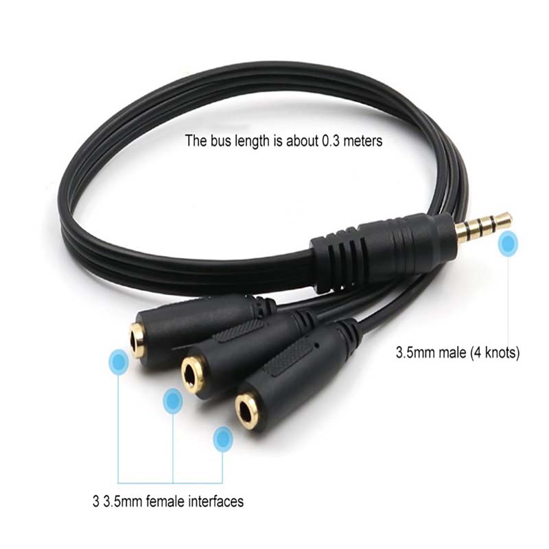 1개 3.5mm 3웨이 포트 AUX 멀티 헤드폰 이어폰 - Earphone Splitter Jack 리뷰 및 가격