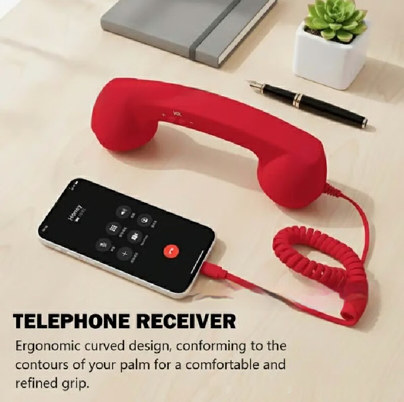 레트로 전화 핸드셋 유선 인체공학적 전화 수신기 스마트 - Retro Handset Phone 리뷰 및 가격
