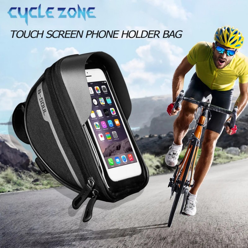 산악 자전거 가방 터치 스크린 사이클링 핸들 바 전화  - Phone Zone Accessories & Repair Photos 리뷰 및 가격