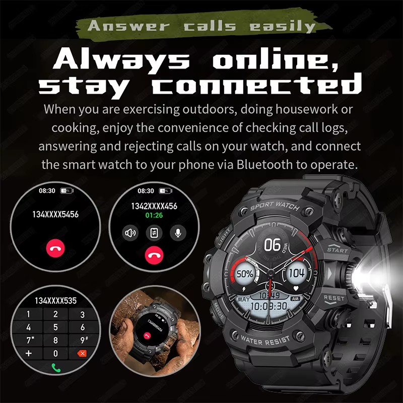 2026 스마트워치 스포츠 아웃도어 방수 블루투스 전화 - Phone Zone Accessories & Repair Photos 리뷰 및 가격