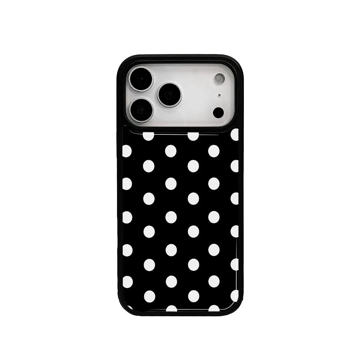 미니멀리스트 화이트 & 블랙 물방울 무늬 드롭 글루 폰 - Y2K Phone Accessories 리뷰 및 가격