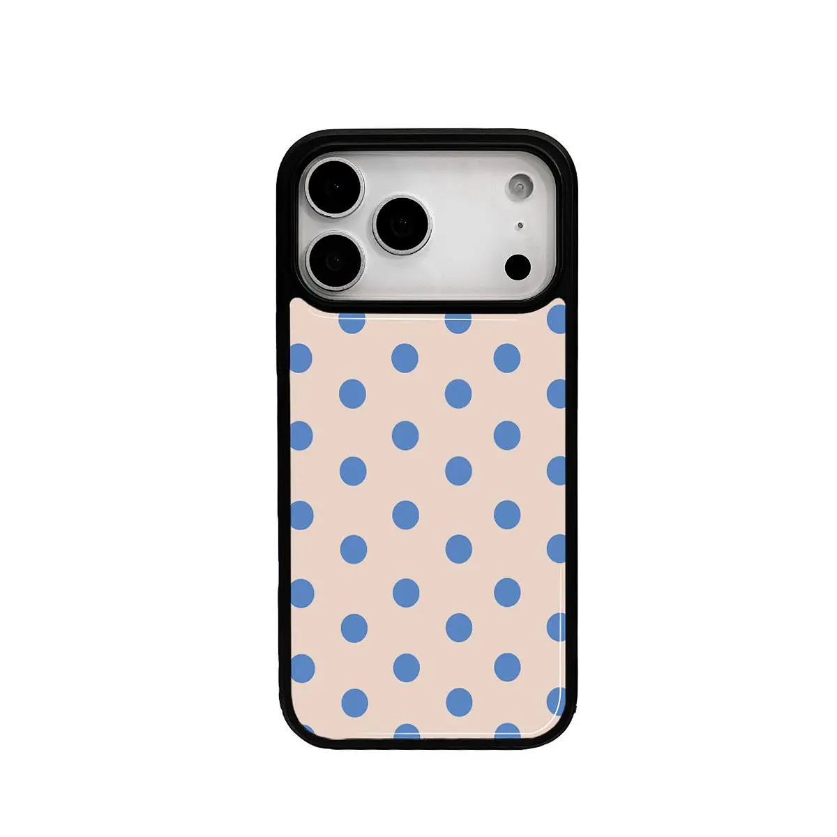 미니멀리스트 화이트 & 블랙 물방울 무늬 드롭 글루 폰 - Y2K Phone Accessories 리뷰 및 가격