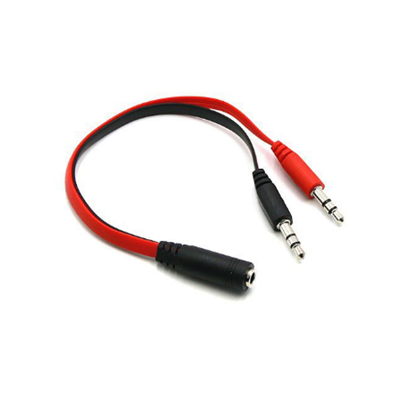 3.5mm 1 암컷에서 2 수컷 AUX 오디오 케이블  - Earphone Splitter Jack 리뷰 및 가격