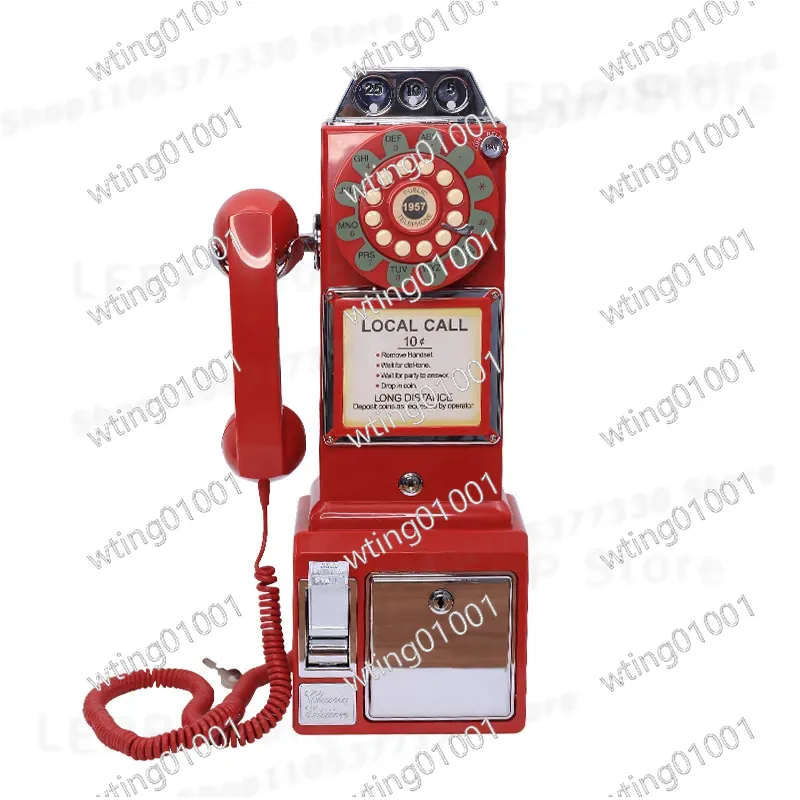빈티지 벽걸이 전화기 레트로 유선 전화기 미국식 플러그 - Retro Handset Phone 리뷰 및 가격
