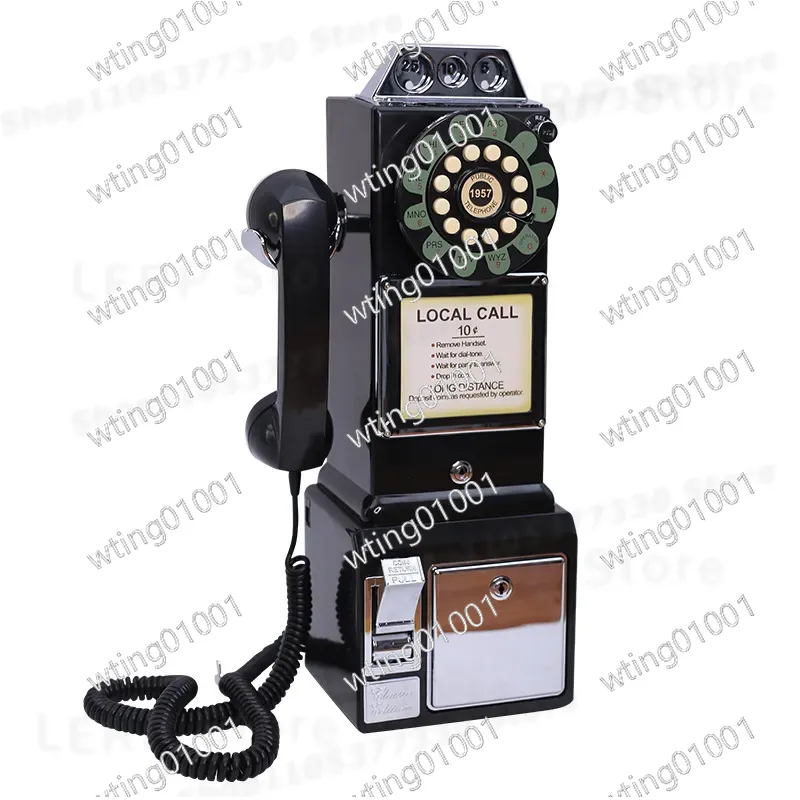 빈티지 벽걸이 전화기 레트로 유선 전화기 미국식 플러그 - Retro Handset Phone 리뷰 및 가격