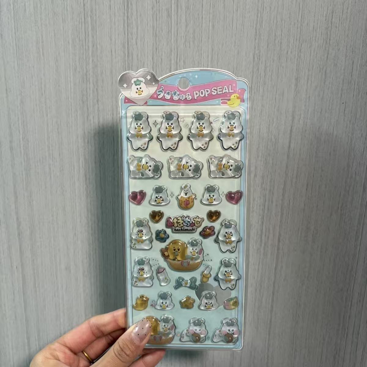 만화 이미지 레트로 헤이세이 스타일 핑크 토끼 스티커  - Phone Accessories Images 리뷰 및 가격