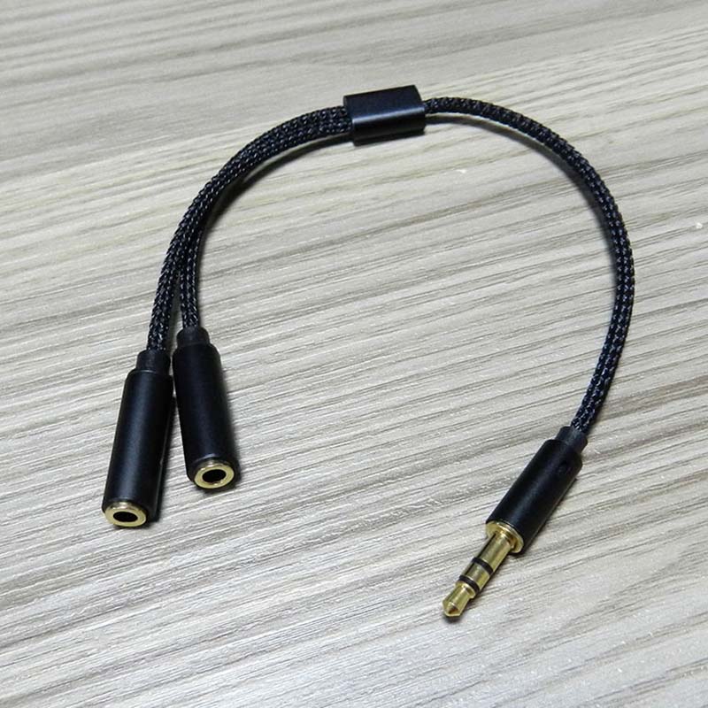 3.5mm 오디오 분배기 Y 잭 1 남성-2 여성 M/ - Earphone Splitter Jack 리뷰 및 가격