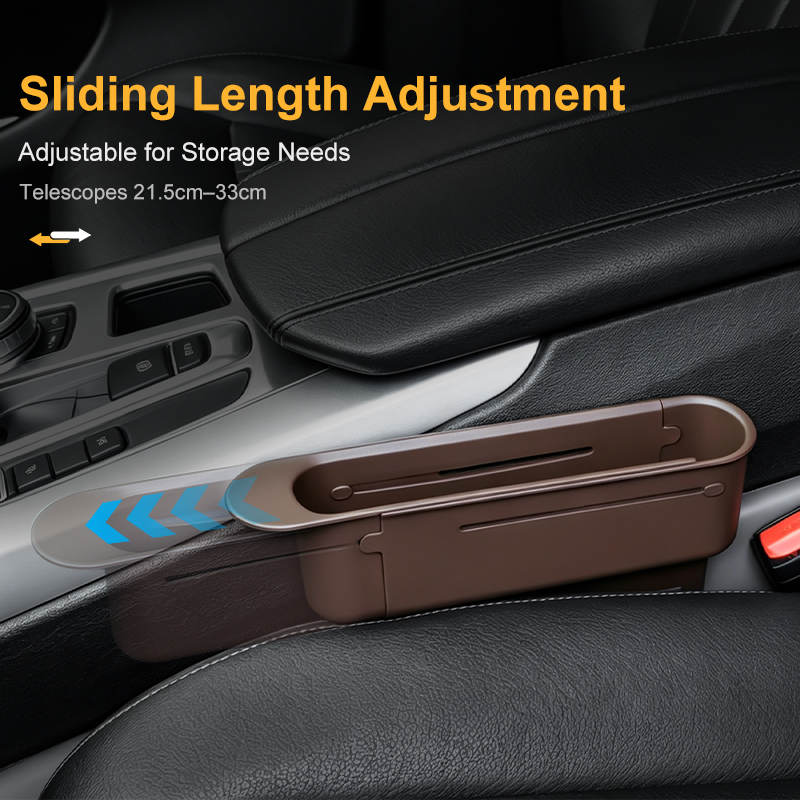 ABS 조절식 자동차 시트 틈새 수납함 범용 자동차 슬 - Phone Accessories For Car 리뷰 및 가격