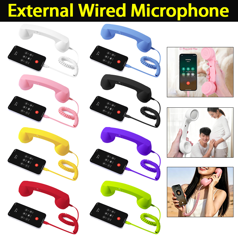 3.5mm/Type-C 레트로 휴대폰 핸드셋 플러그 앤 - Retro Handset Phone 리뷰 및 가격