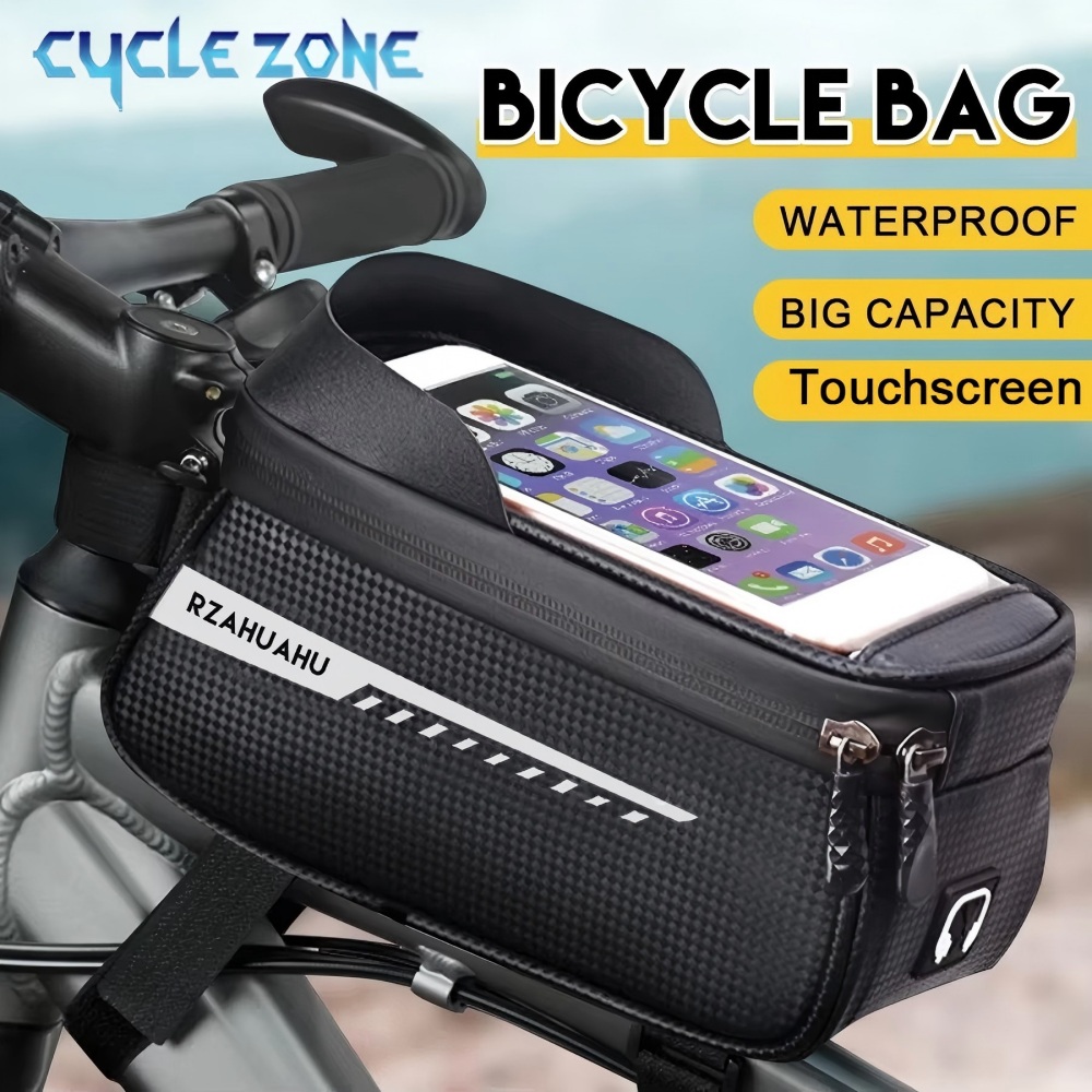 자전거 프론트 빔 백 프론트 튜브 사이클링 백 자전거  - Phone Zone Accessories & Repair Photos 리뷰 및 가격