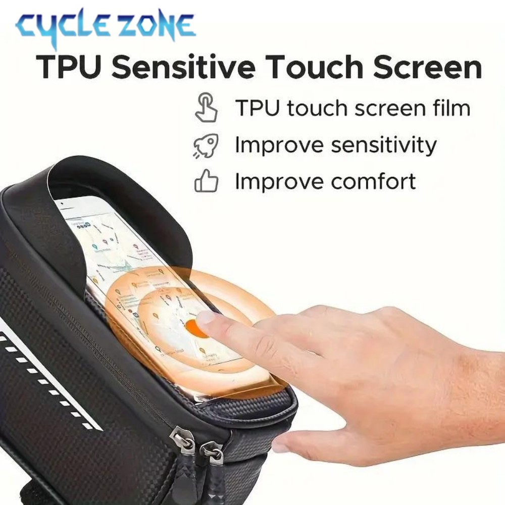 자전거 프론트 빔 백 프론트 튜브 사이클링 백 자전거  - Phone Zone Accessories & Repair Photos 리뷰 및 가격