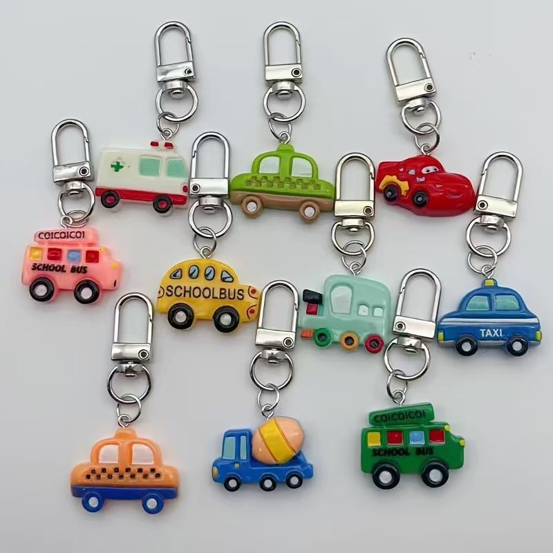 10개입 레진 만화 자동차 열쇠고리, 수하물 및 휴대폰 - Phone Accessories For Car 리뷰 및 가격