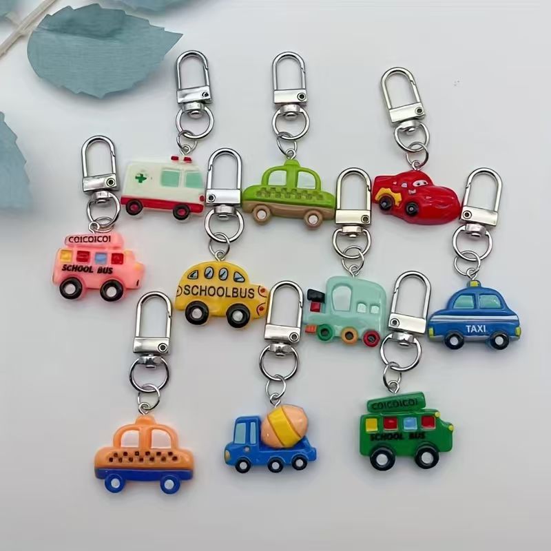 10개입 레진 만화 자동차 열쇠고리, 수하물 및 휴대폰 - Phone Accessories For Car 리뷰 및 가격