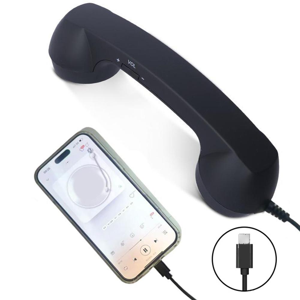 휴대폰용 핸드셋 레트로 타입-C 마이크가 있는 편안한  - Retro Handset Phone 리뷰 및 가격