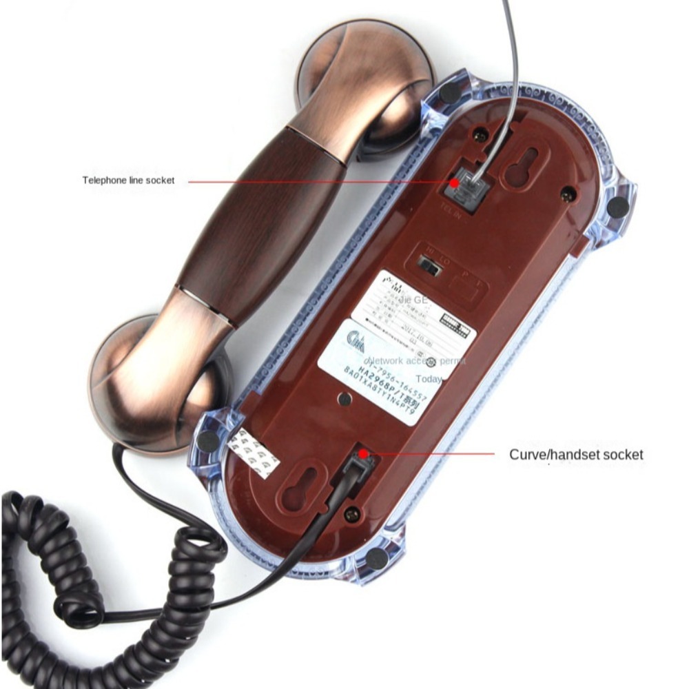 새로운 벽걸이형 유선 전화기 레트로 유선 전화기 소형  - Retro Handset Phone 리뷰 및 가격