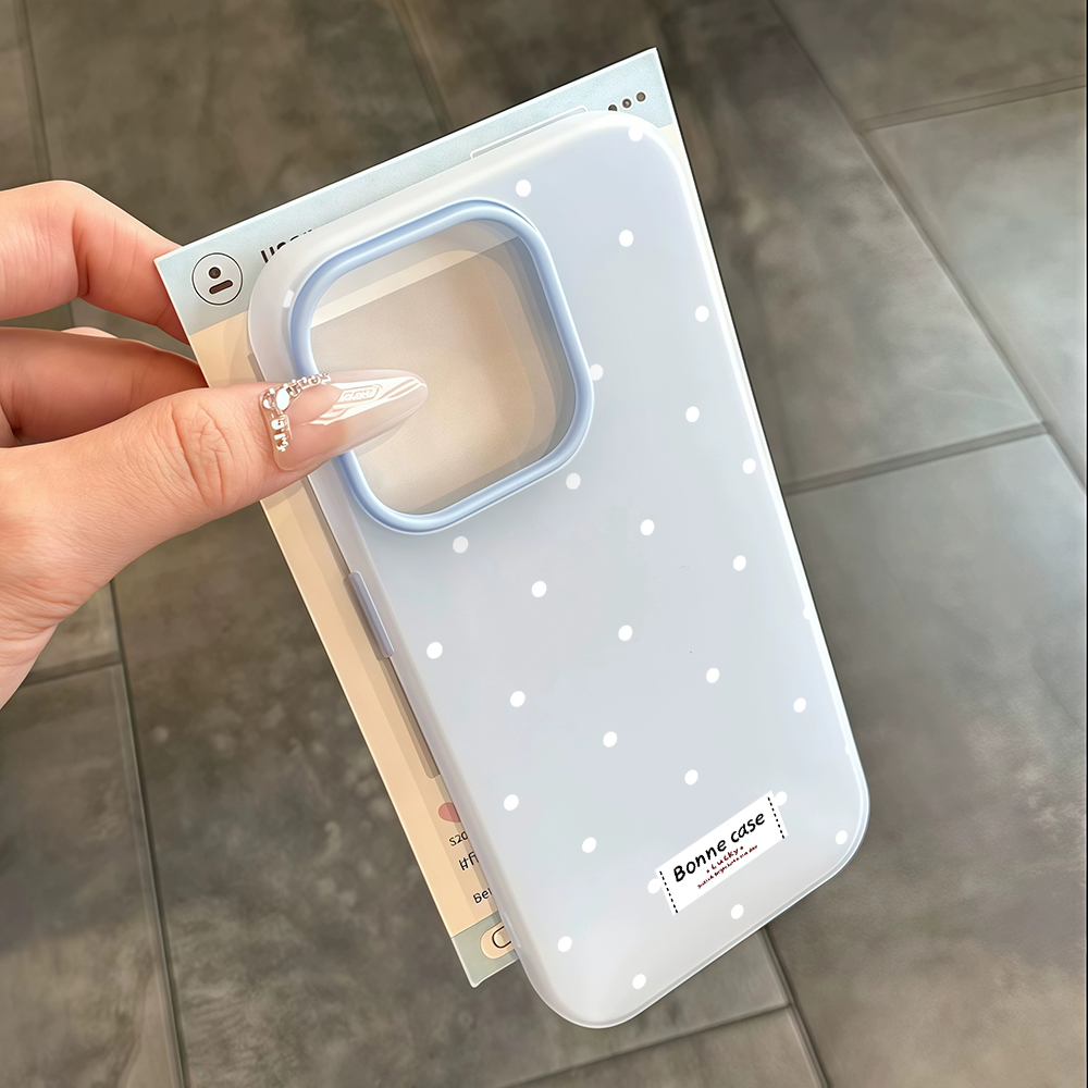 프랑스 폴카 도트 INS 캔디 컬러 케이스 샤오미 레드 - Xiaomi Redmi Note 14 리뷰 및 가격