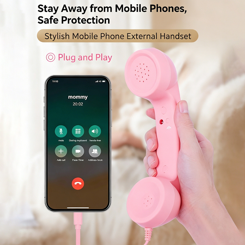 레트로 전화기 핸드셋 타입-C 전화선 휴대용 통화 헤드 - Retro Handset Phone 리뷰 및 가격