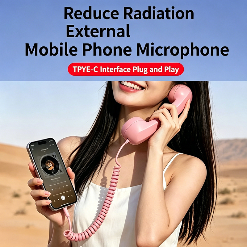 레트로 전화기 핸드셋 타입-C 전화선 휴대용 통화 헤드 - Retro Handset Phone 리뷰 및 가격
