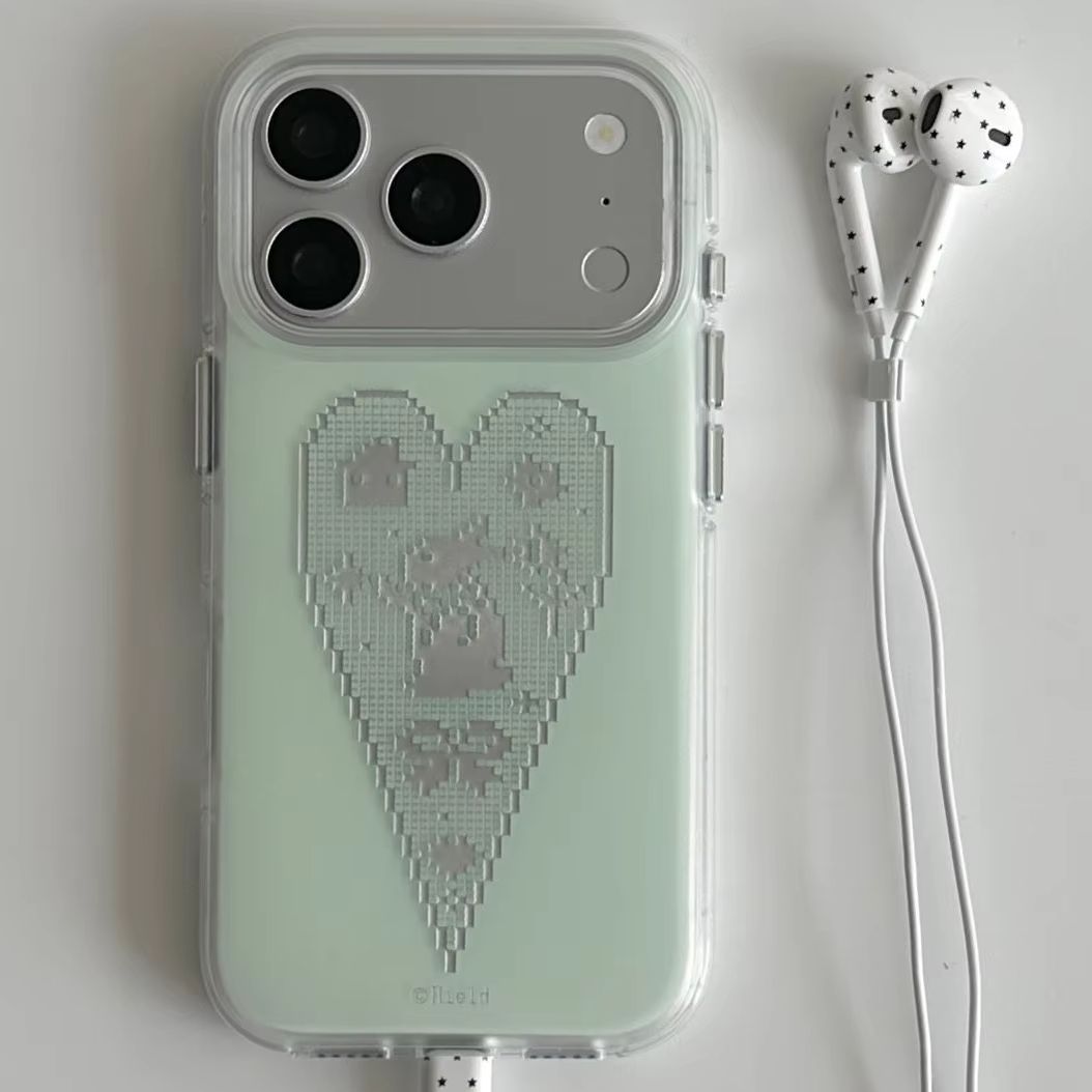 한국 인싸템 니치 그린 러브 픽셀 토끼 아이폰 케이스  - Y2K Phone Accessories 리뷰 및 가격