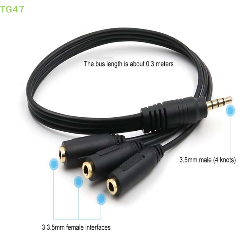 3.5mm 3웨이 포트 AUX 멀티 헤드폰 이어폰 오디 - Earphone Splitter Jack 리뷰 및 가격