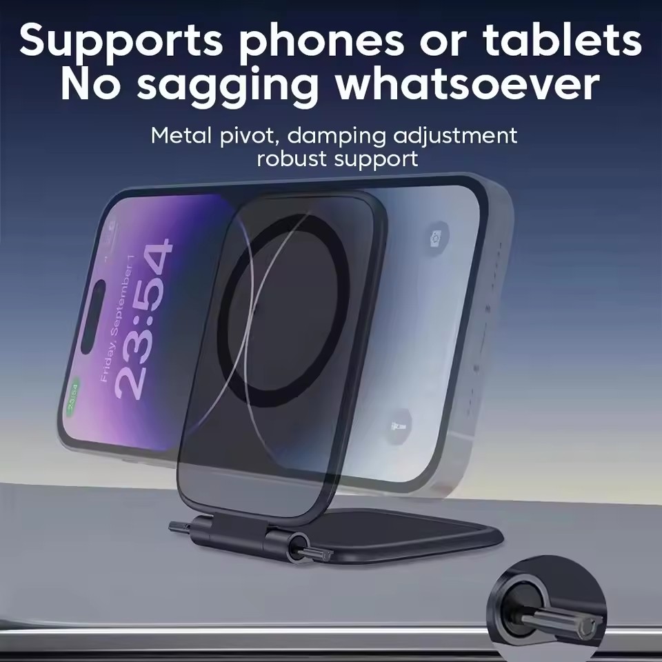초박형 자기 휴대폰 홀더 접이식 휴대용 마운트 자기 자 - Phone Accessories For Car 리뷰 및 가격